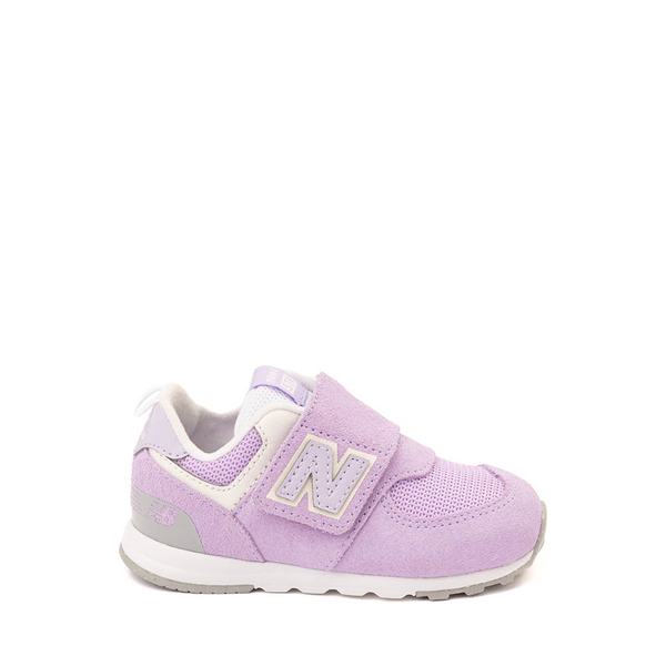 New Balance 574 NEW-B Hook & Loop Athletic Shoe - Baby / Toddler - Lilac / Lavender