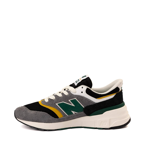 Mens New Balance 997R Athletic Shoe - Black / Green / Yellow
