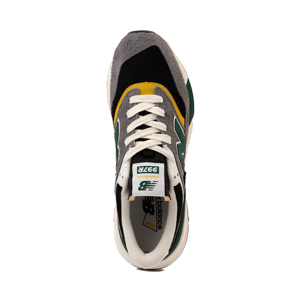 Mens New Balance 997R Athletic Shoe - Black / Green / Yellow