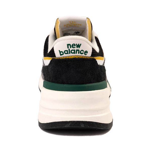 Mens New Balance 997R Athletic Shoe - Black / Green / Yellow