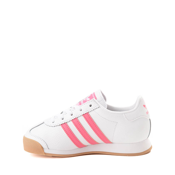 adidas Samoa Athletic Shoe - Little Kid - White / Pink Fusion / Gum