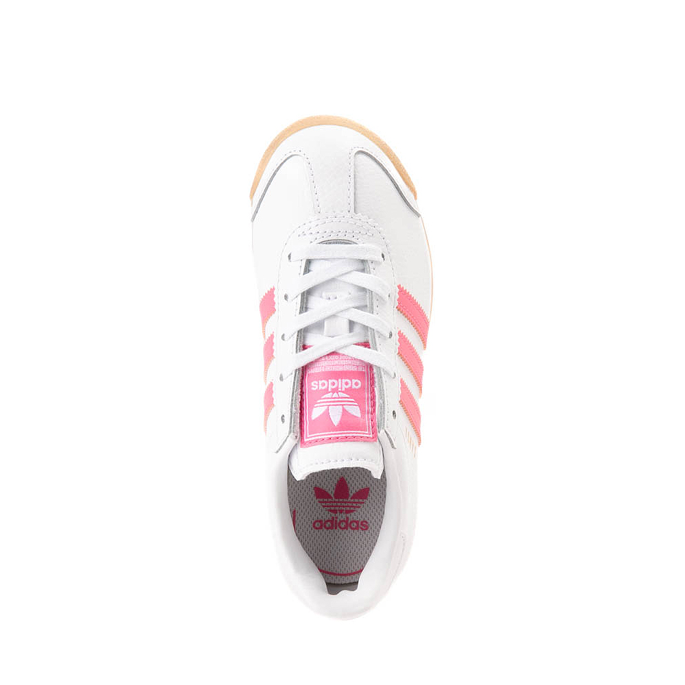 adidas Samoa Athletic Shoe - Little Kid - White / Pink Fusion / Gum ...