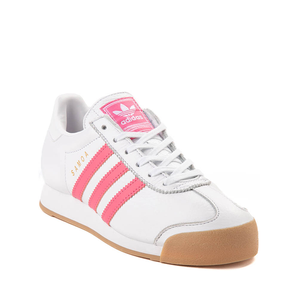 Adidas pink and white sneakers on sale