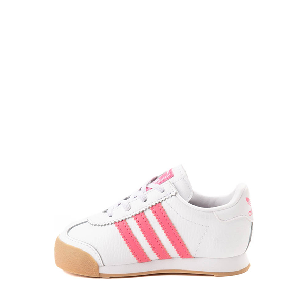 adidas Samoa Athletic Shoe - Baby / Toddler White Pink Fusion Gum