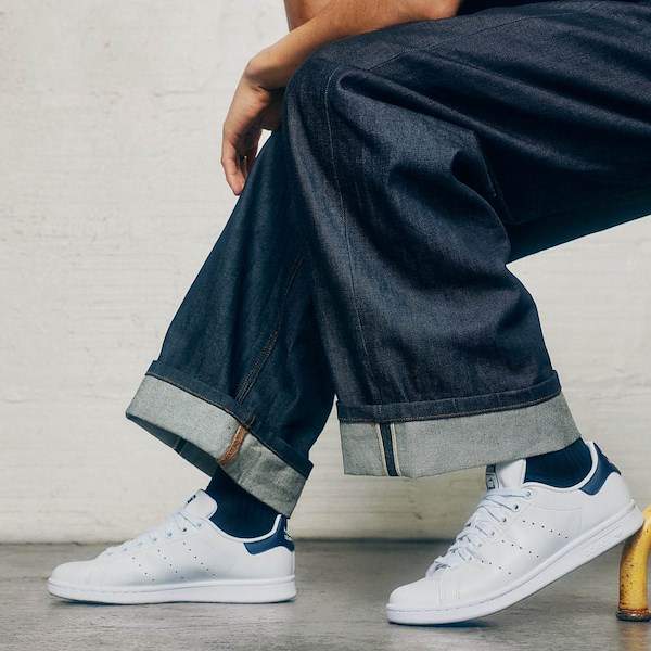 Mens adidas Stan Smith Athletic Shoe - Core White / Core White