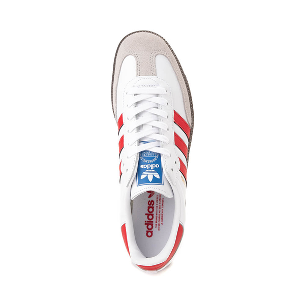 adidas Samba OG Athletic Shoe Cloud White Better Scarlet