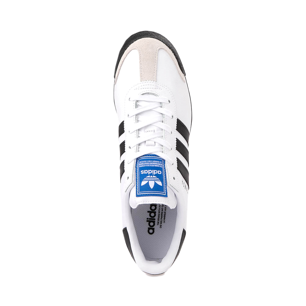 Mens adidas Samoa Athletic Shoe - White / Black | Journeys