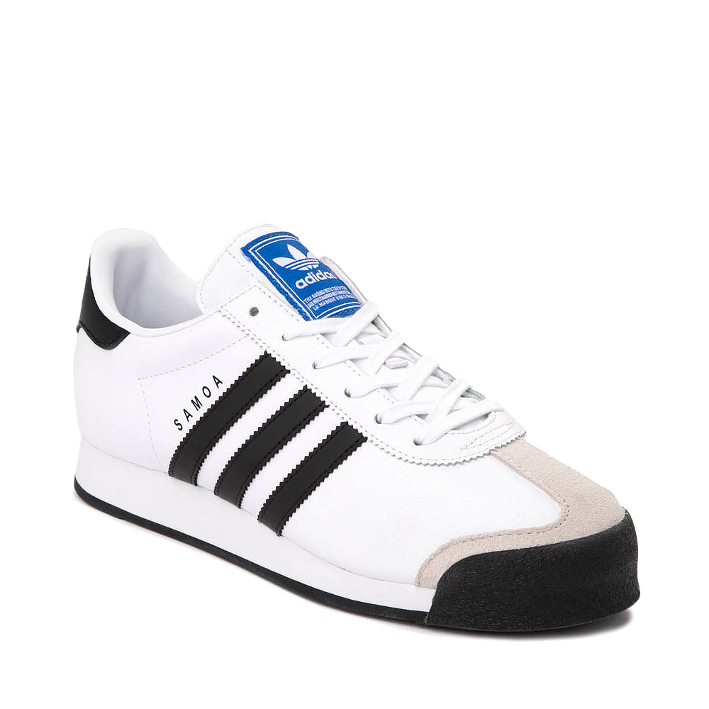 Mens adidas Samoa Athletic Shoe - White / Black | Journeys