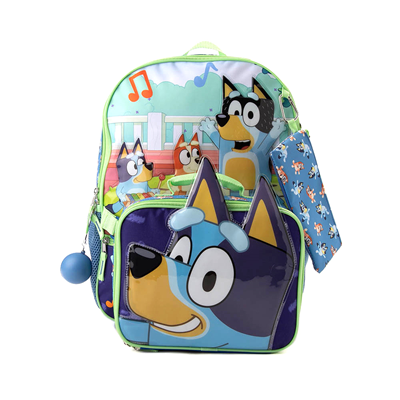 Official Bluey And Bingo 3D Childrens Blue Backpack