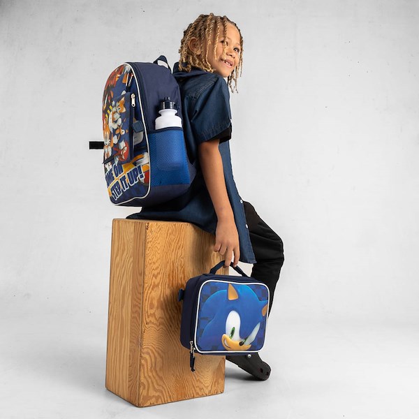alternate view Sonic the Hedgehog™ Backpack Set - Black / MulticolorALT1BKIDZ