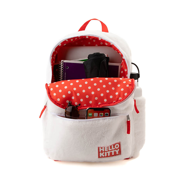 alternate view Hello Kitty® Fur Backpack - WhiteALT1