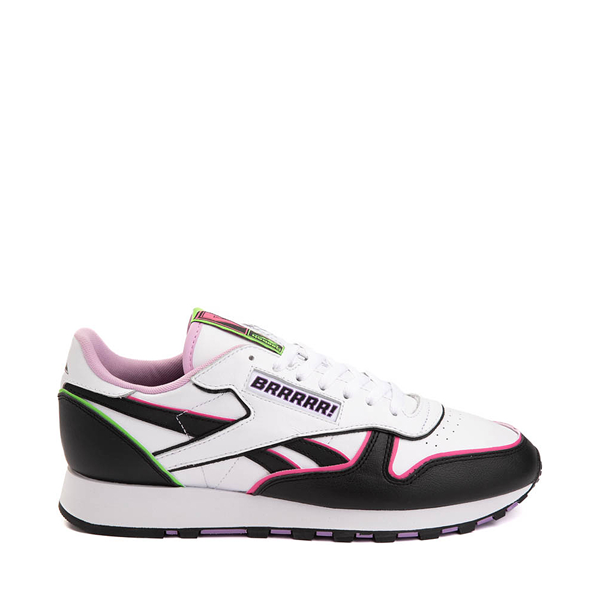 Reebok x Anuel AA Classic Leather Athletic Shoe - Black / White Pink