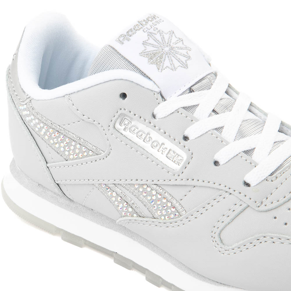 alternate view Reebok Classic Jewel Athletic Shoe - Little Kid - White / Silver / MoonALT5B