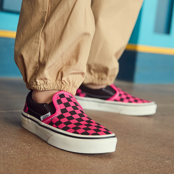 checked Slip-on sneakers