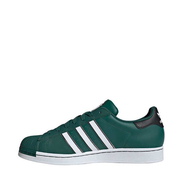 alternate view Mens adidas Superstar Athletic Shoe - Collegiate Green / White / Core BlackALT1
