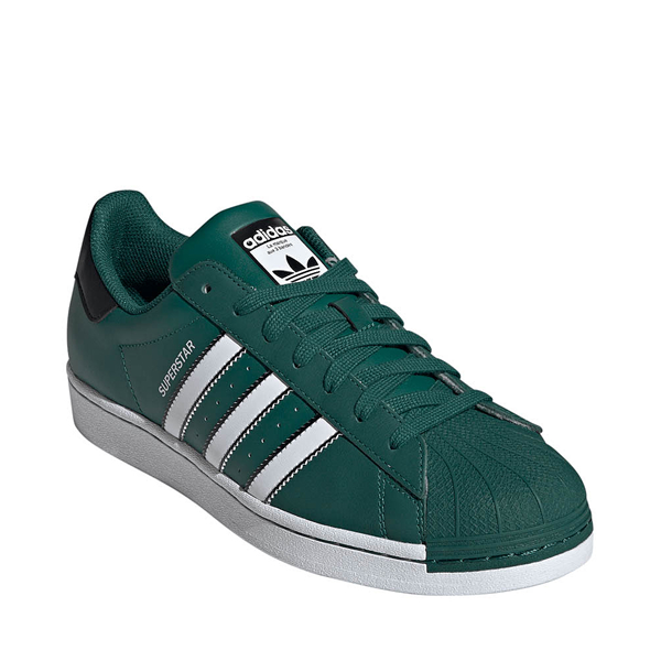 Mens adidas Superstar Athletic Shoe - Collegiate Green / White / Core ...