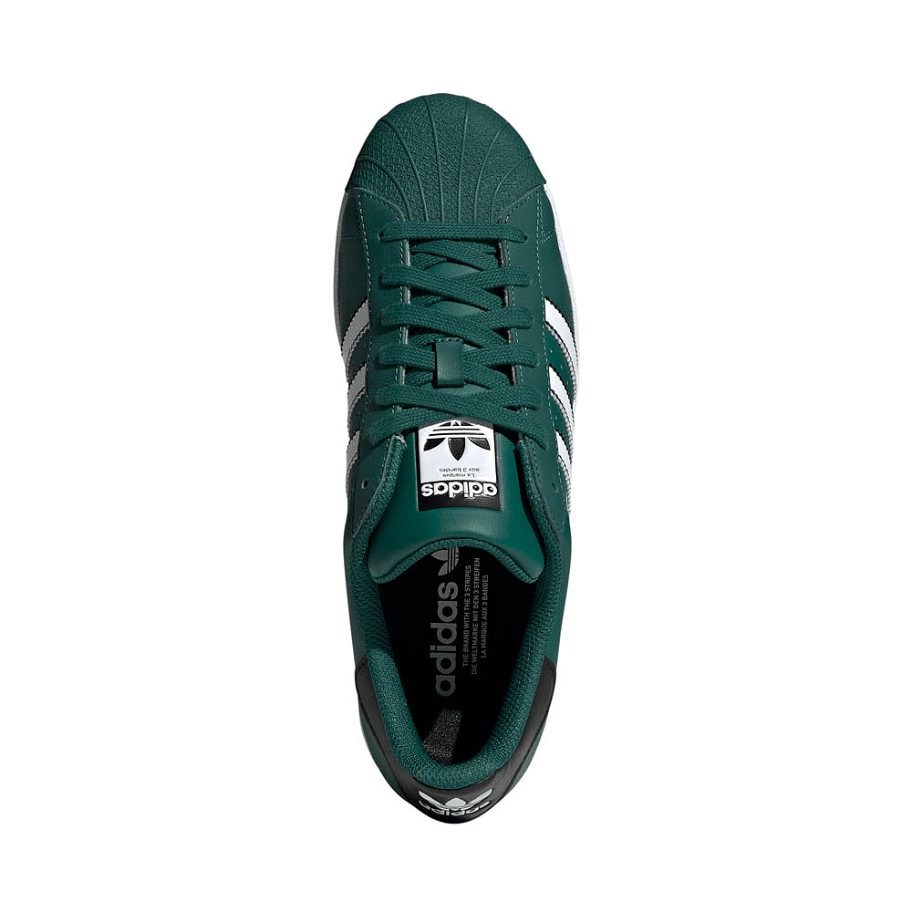 Mens adidas Superstar Athletic Shoe - Collegiate Green / White / Core ...