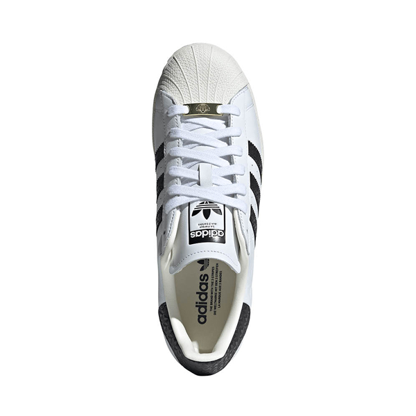 alternate view Mens adidas Superstar Athletic Shoe - Cloud White / Core BlackALT2