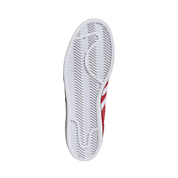 alternate view Mens adidas Superstar Athletic Shoe - Better Scarlet / Cloud White / CharcoalALT3