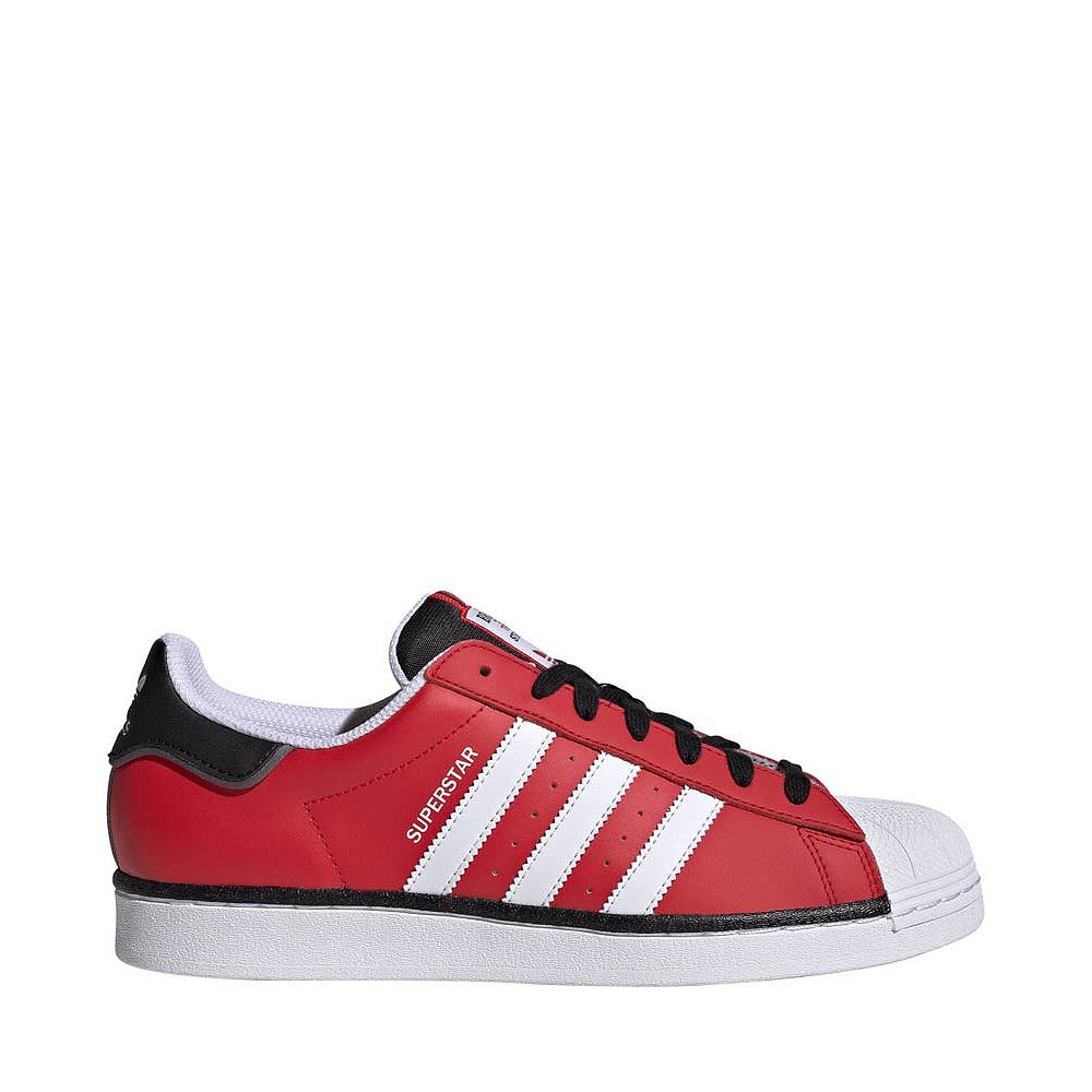 Mens adidas / Charcoal White Cloud Journeys Athletic Scarlet Better - Shoe / Superstar 