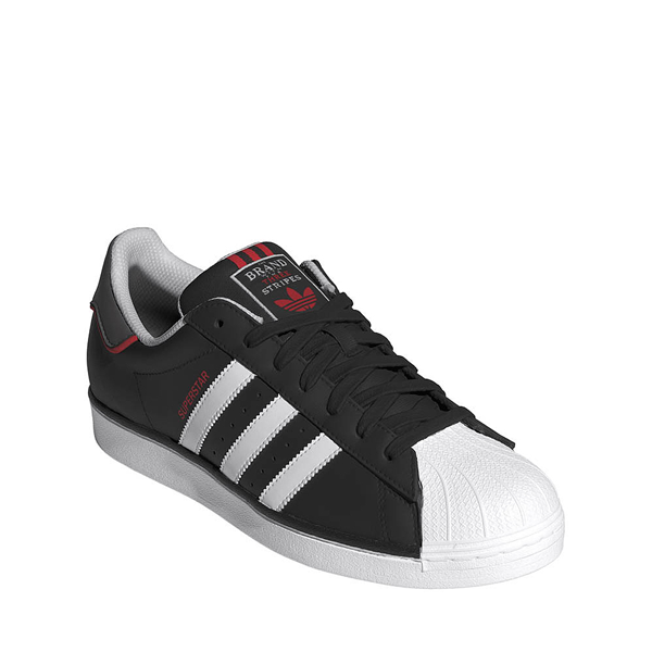 Mens adidas Superstar Athletic Shoe - Core Black / Cloud White / Charcoal |  Journeys