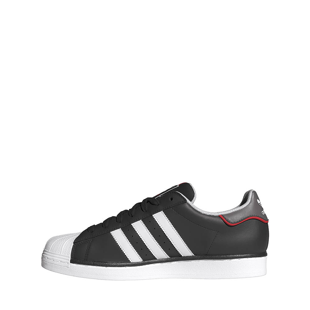 Mens adidas Superstar Athletic Shoe - Core Black / Cloud White ...
