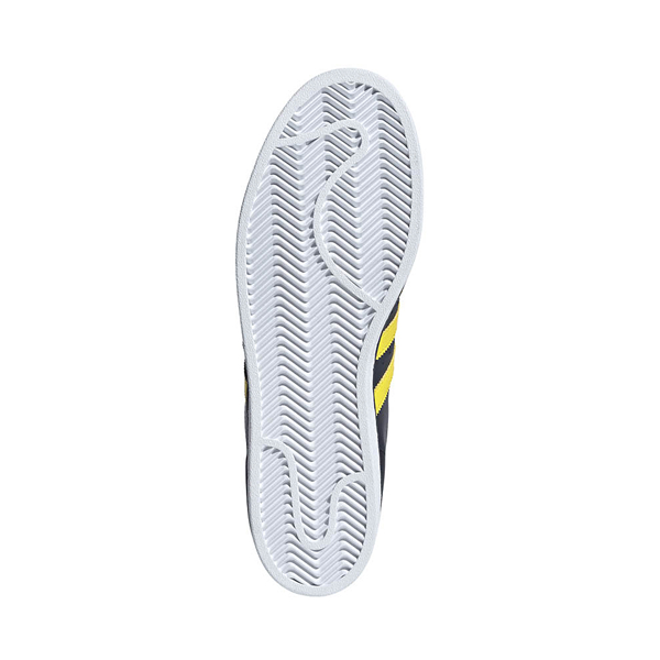 Mens adidas Superstar Athletic / Shoe Yellow Night - Indigo / Journeys White 