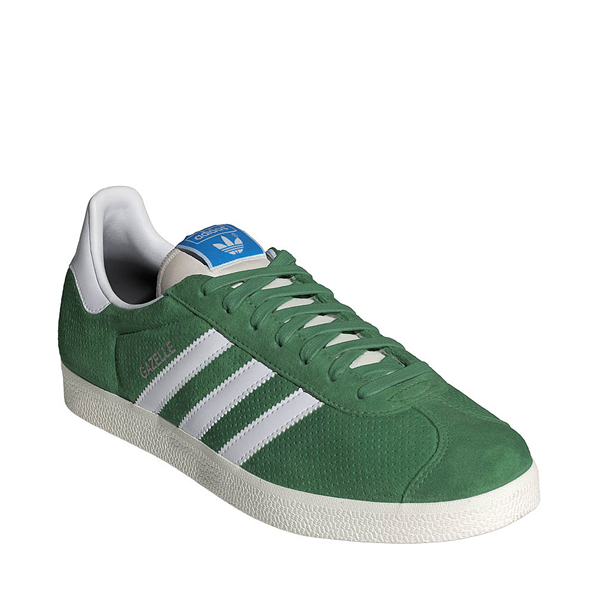 Mens adidas Gazelle Athletic Shoe - Preloved Green / Cloud White / Core ...