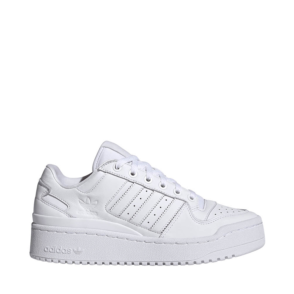 Womens adidas Forum Bold Athletic Shoe - White Monochrome