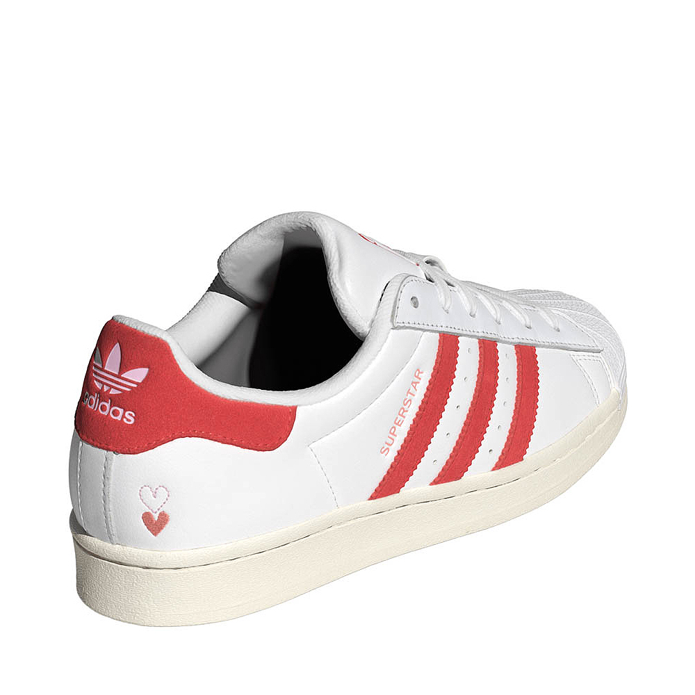 Superstar womens shop red and white