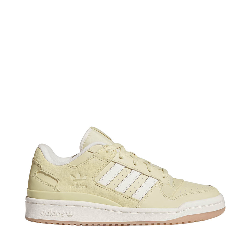 Womens adidas Forum CL Low Athletic Shoe Sandy Beige / Cream White