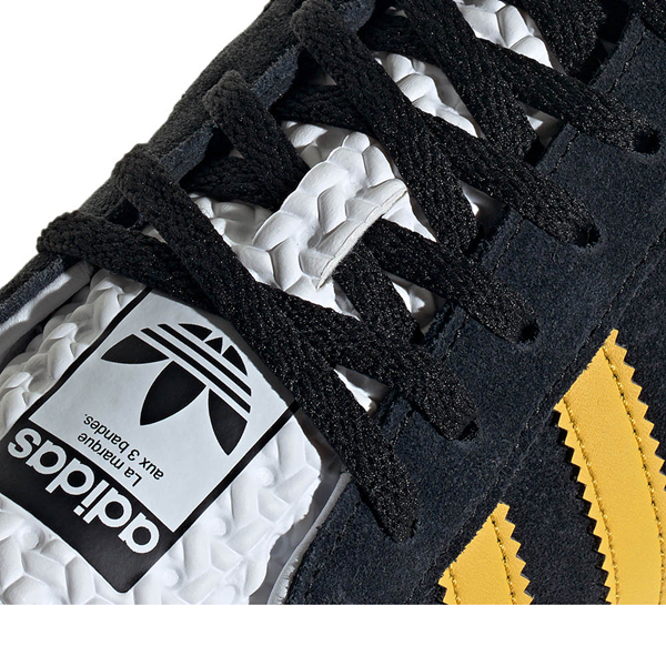 alternate view Womens adidas Gazelle Bold Athletic Shoe - Core Black / Gold / WhiteALT2B
