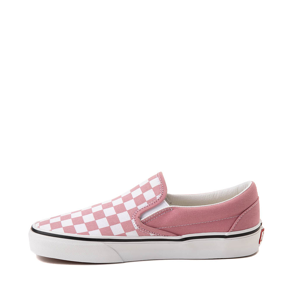 Vans Slip-On Checkerboard Skate Shoe - Foxglove / White | Journeys