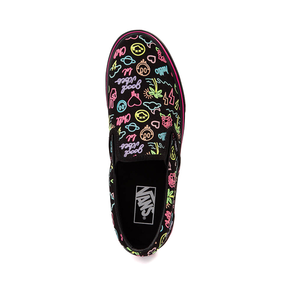 Journeys black slip on vans online