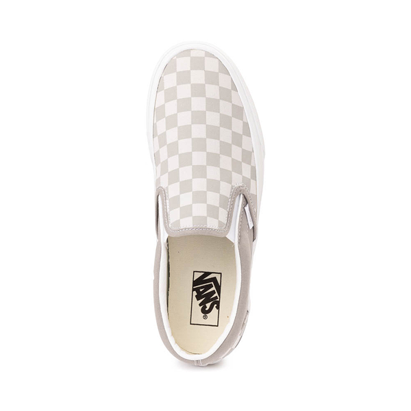 Vans Slip On Checkerboard Skate Shoe Atmosphere White Journeys