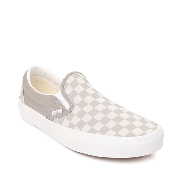 alternate view Vans Slip-On Checkerboard Skate Shoe - Atmosphere / WhiteALT5