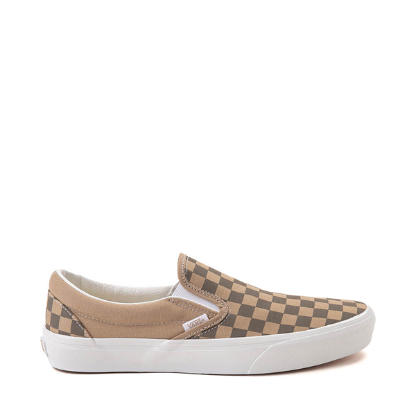 Vans Slip On Checkerboard Skate Shoe Block Brown Journeys