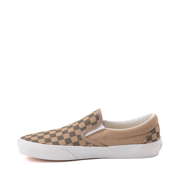 Vans Slip On Checkerboard Skate Shoe Block Brown Journeys