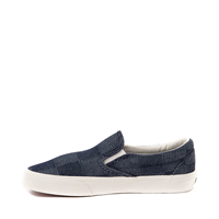 Vans Slip On Checkerboard Skate Shoe Denim Navy Journeys