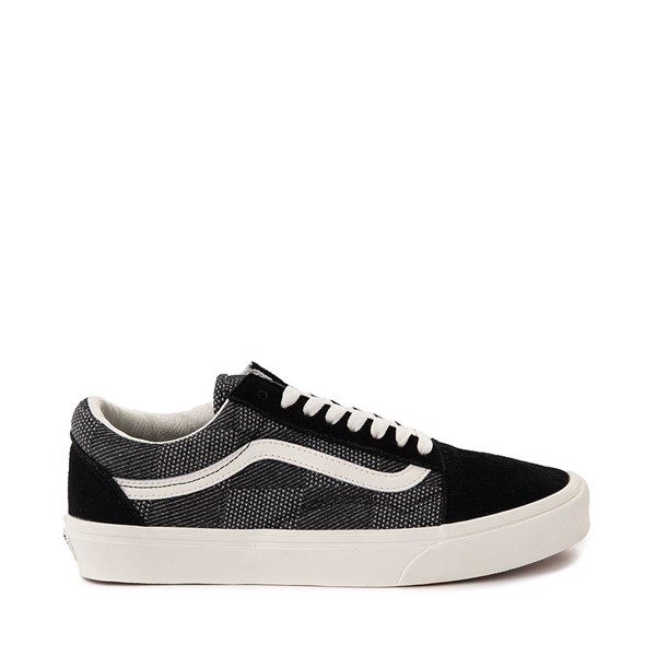 Vans Old Skool Checkerboard Skate Shoe vans junior v ft hoodie Denim Black Cheap Fitmin Jordan Outlet