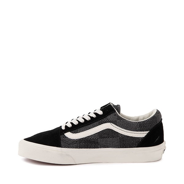 alternate view Vans Old Skool Checkerboard Skate Shoe - Denim / BlackALT1