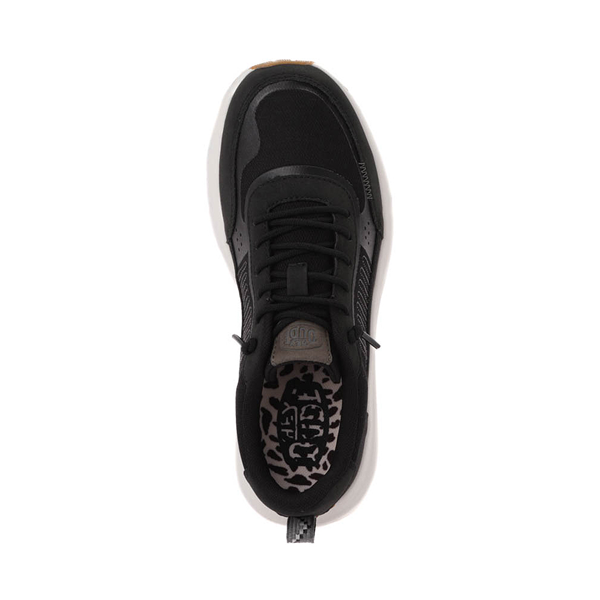 Womens HEYDUDE Sirocco Alta Slip-On Sneaker - Black / White