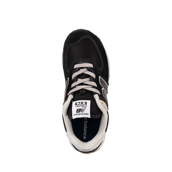 alternate view New Balance 574 Athletic Shoe - Little Kid - Black / WhiteALT2