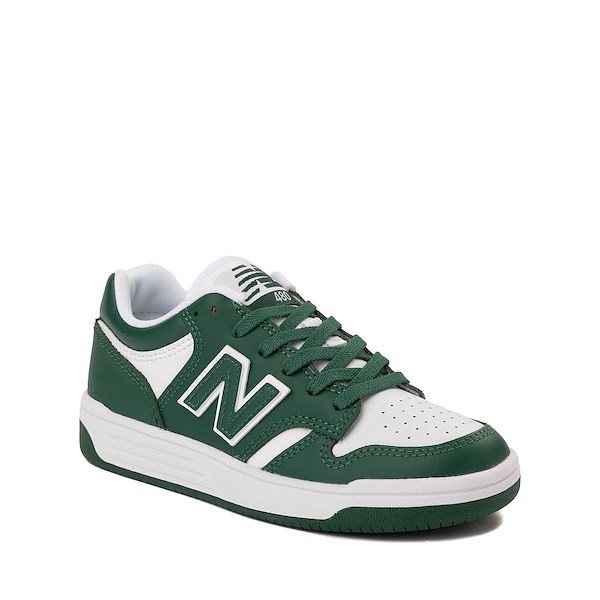 alternate view New Balance 480 Athletic Shoe - Big Kid - Team Forest Green / WhiteALT5