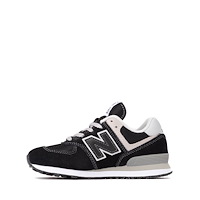 New Balance 574 Athletic Shoe - Big Kid - Black / White