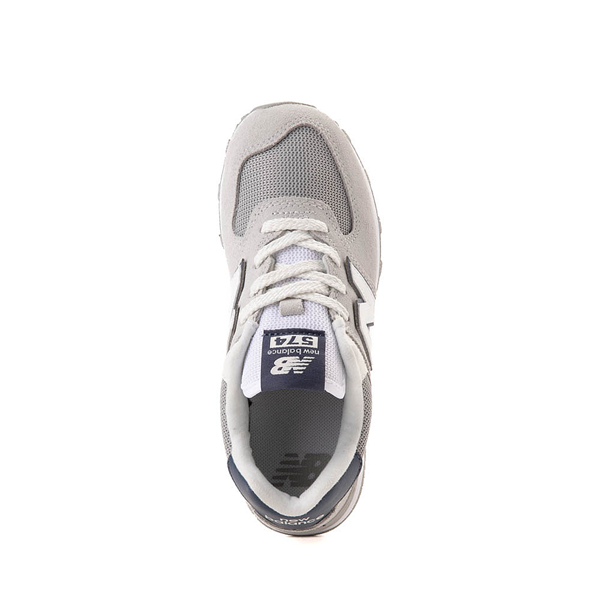 alternate view New Balance 574 Athletic Shoe - Big Kid - Brighton Grey / NavyALT2