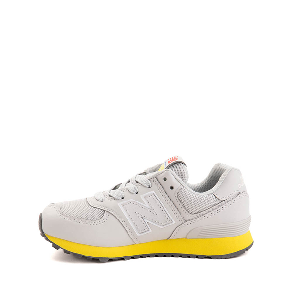 alternate view New Balance 574 Athletic Shoe - Little Kid - Grey Matter / Lemon ZestALT1