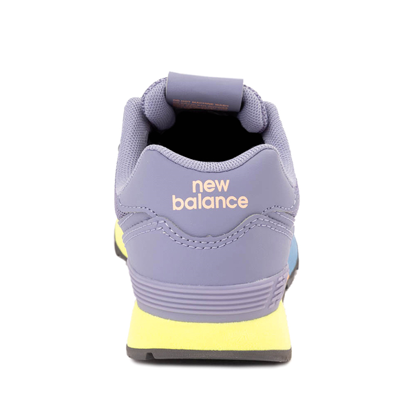 alternate view New Balance 574 Athletic Shoe - Little Kid - Astral Purple / Clear YellowALT4