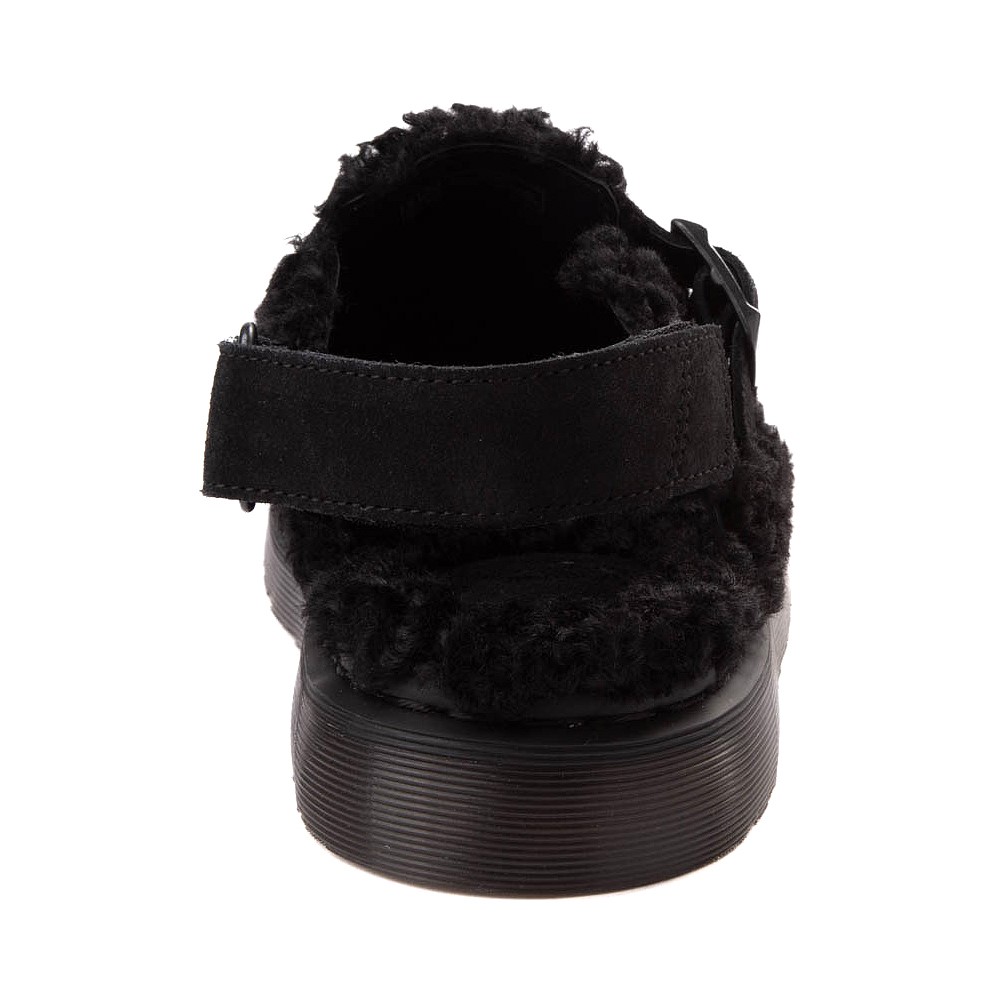 Jorge II Gothic Americana Leather Slingback Mules in Black