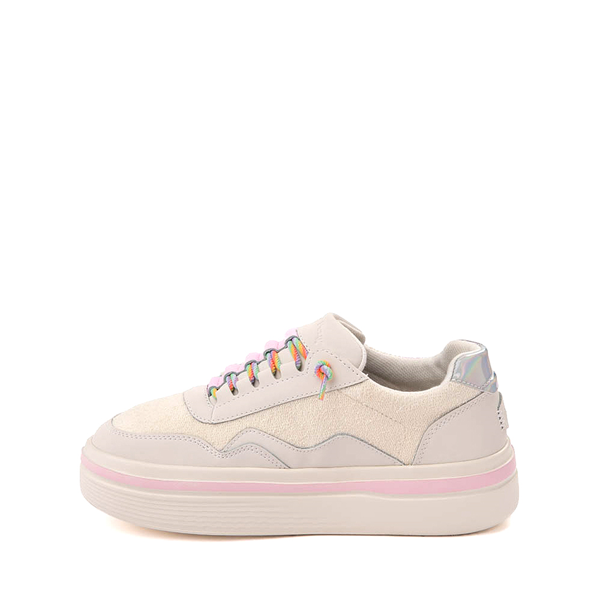 Womens HEYDUDE x My Little Pony Hudson Lift Casual Shoe - White / Rainbow